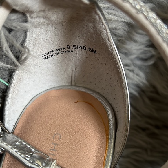 New Chinese Laundry Janai crystal straps heeled sandals Women, Size 9.5 - Picture 6 of 12